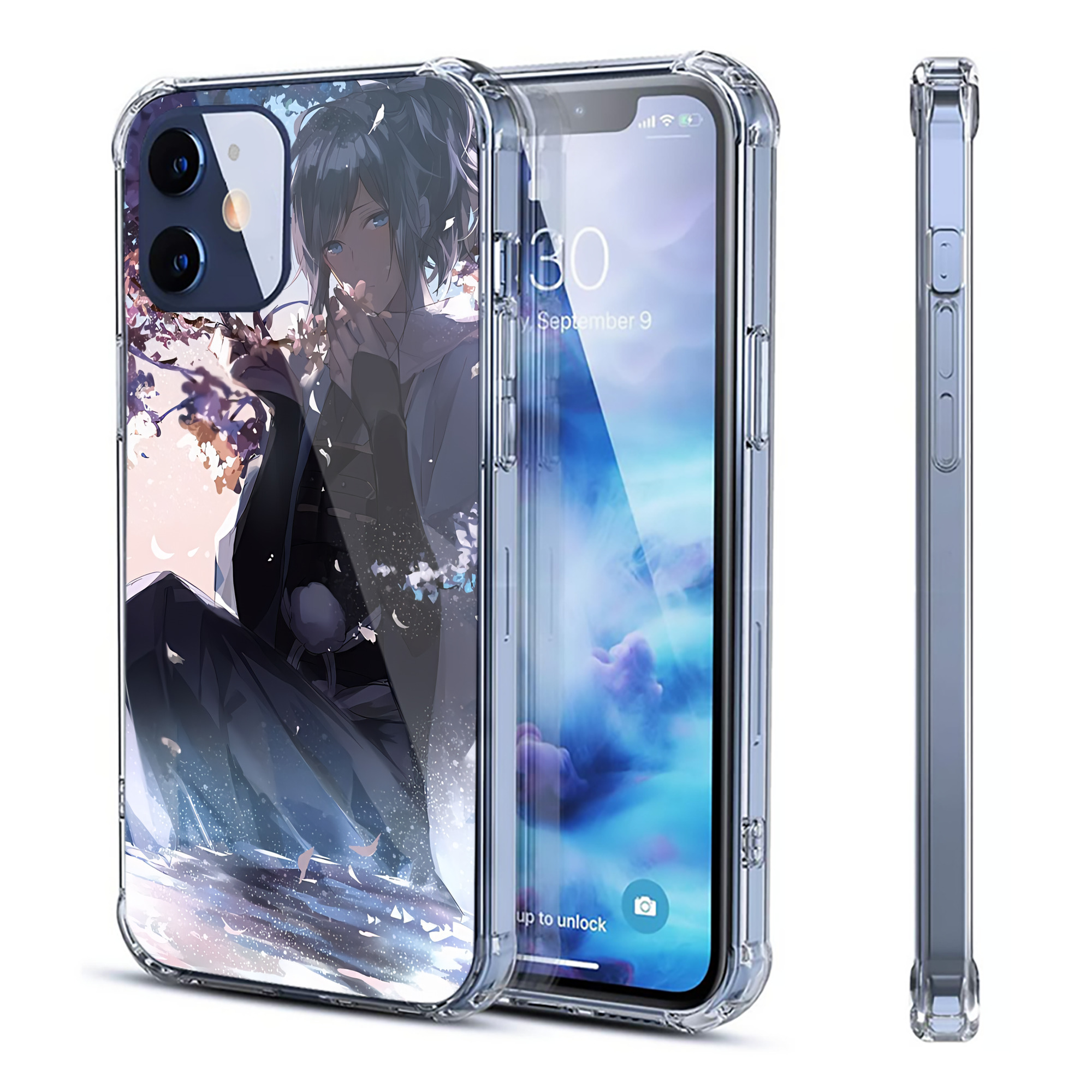 （画像用） 刀剣乱舞 Touken Ranbu 【iPhone 12シリーズ対応】透明スマホケース（クリアソフトケース）